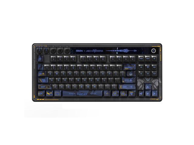 8BitDo Retro 87 Mechanical Keyboard with Hot-Swappable Kailh Switches, RGB Backlight, Programmable Buttons, Wireless 2.4G/Bluetooth/USB-C for...
