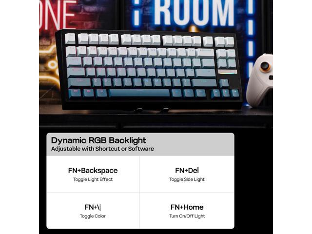 EPOMAKER G84 HE Wireless Hall Effect Keyboard, 8K Polling & 8000mAh, SOCD & DKS, Gaming Keyboard with Fast Trigger & Adjustable Actuation, RGB...