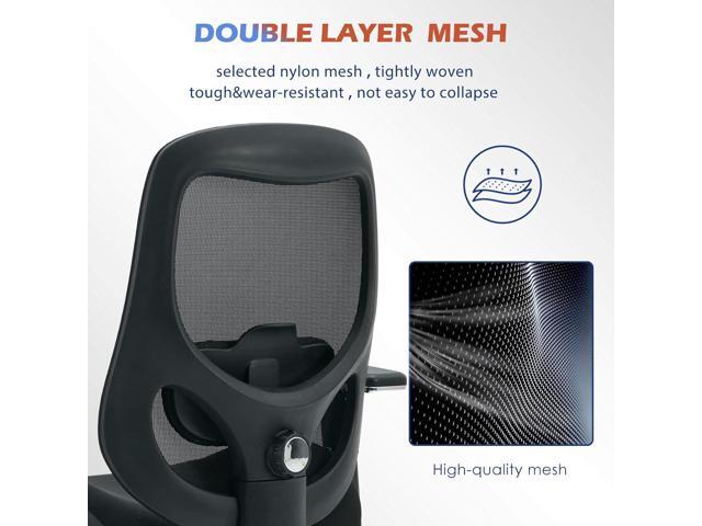 BOSMILLER 700lbs Big and Tall Office Chair with Wide Thick Seat Cushion for Sitting All Day,Ergonomic Mesh Desk Chair with Adjustable Lumbar...