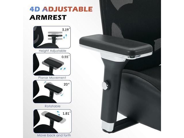 BOSMILLER 700lbs Big and Tall Office Chair with Wide Thick Seat Cushion for Sitting All Day,Ergonomic Mesh Desk Chair with Adjustable Lumbar...