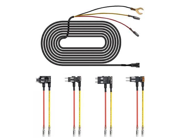 Fuse Box Power Adapter for mangoal Dash Cams, Upgrade Parking Monitoring, Hardwire Wire Kit Accessories