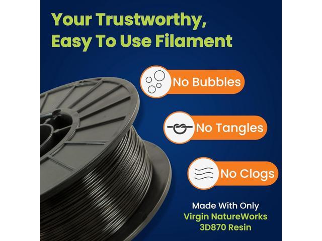 3D-Fuel 3D Filament High Temp Tough Pro PLA+ Midnight Black, 1.75mm, 1 kg +/- 0.02mm Tolerance, Made in USA, Easy to Print and Works with Most 3D...