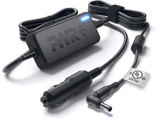 CAR Charger for Dell Inspiron 11 13 14 15 15R 17 17R 1000 2000 3000 4000 5000 6000 7000 Series Laptop Charger - UL Listed 90w 65w 45w Extra Long 10...