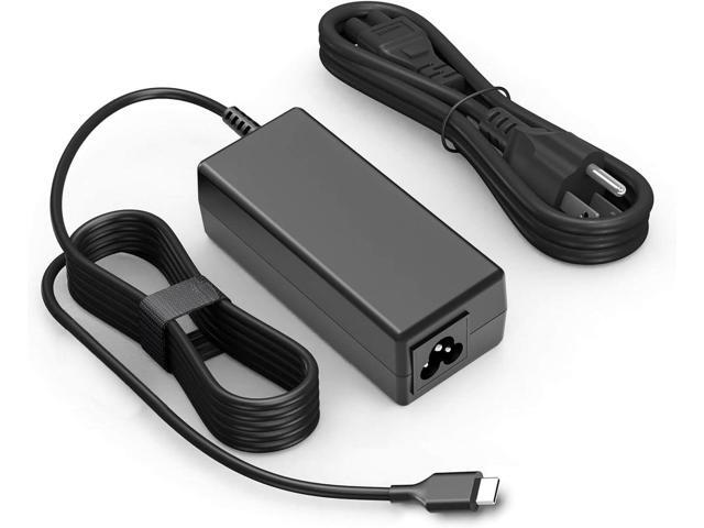 65W USB C Laptop Charger Replacement for Dell Laptop/Computer/Chromebook and All 65 Watt/45W USB Type C Power Adapter