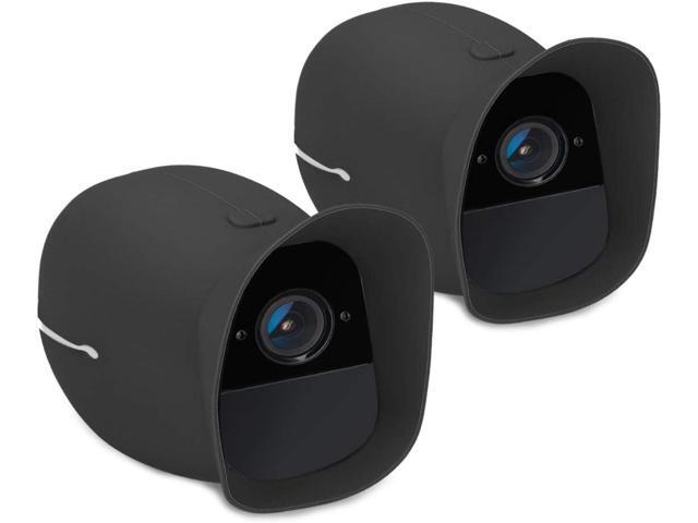 kwmobile 2X Skin Compatible with Arlo Pro/Pro 2 Smart - Silicone Security Camera Case Outdoor CCTV Cover - Black