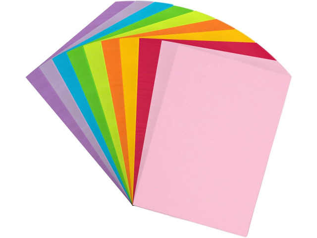 Colored Copy & Print Paper 8.5X11 Inches,180 Sheets 9 Colors Rainbow A4 Printer Paper 20 lb/90GSM Colored Origami Paper for Cutting DIY Kids Art Craft