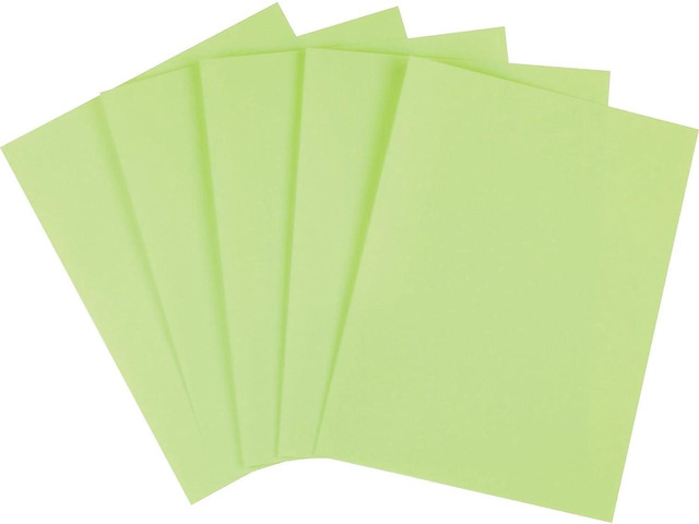 Staples Brights Colored Paper 8 1/2-Inch x 11-Inch Green Ream, For Office, School & Home