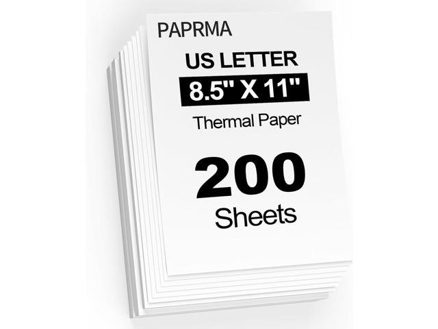 200 Sheets Thermal Printer Paper, 8.5-x-11-inch Thermal Printing Paper White US Letter Size - For Portable Printers JADENS/Itari MUNBYN, Quick-Dry,... 200 Sheets Thermal Printer Paper, 8.5-x-11-inch Thermal Printing Paper White US Letter Size - For Portable Printers JADENS/Itari MUNBYN, Quick-Dry,...