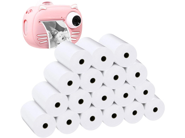18 Rolls Kids Instant Camera Refill Print Paper,Instant Camera Thermal Paper Photo Printer Fit for Most Kids,Camera Paper for Kidizoom Print Camera...