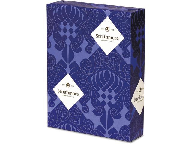 Strathmore Writing 25% Cotton Stationery Paper Wove Finish 90-bright Bright White Shade Watermarked, 24 lb 8.5x11 Inch 500 Sheets/Ream - Sold as 1...