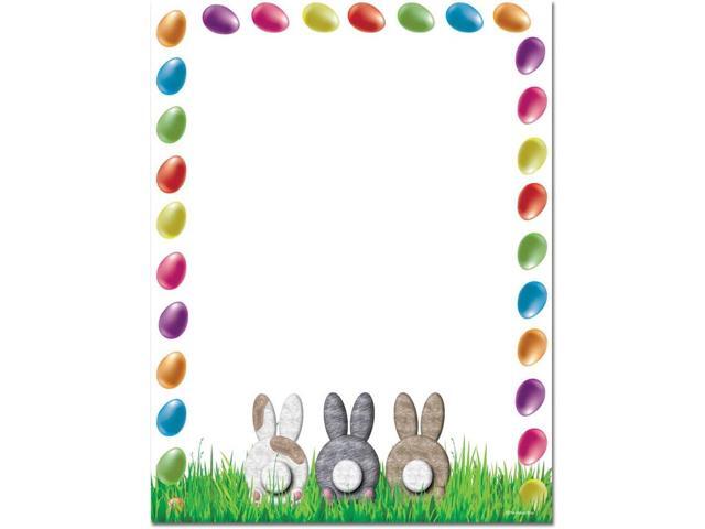 Bunny Butts Easter Letterhead Laser & Inkjet Printer Paper, 100 Pack