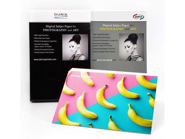 DURICO Premium Matte 230gsm Digital Inkjet Photo Paper (5' x 7', 100 sheets)