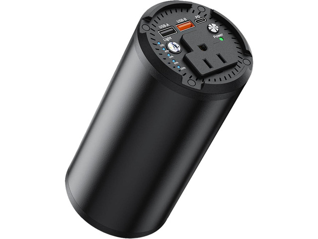 Portable Charger Laptop Power Bank With AC 100W Outlet,65W PD External Battery Pack Charger,Universal 98Wh/27000mAh lightweight Charger Power...