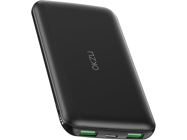 OKZU 5V 2A Power Bank for Heated Vest, Jacket, Stadium Seats, Chair, 10000mAh Fast Charging Battery Pack for USB Heated Clothing, Heated Blanket,...