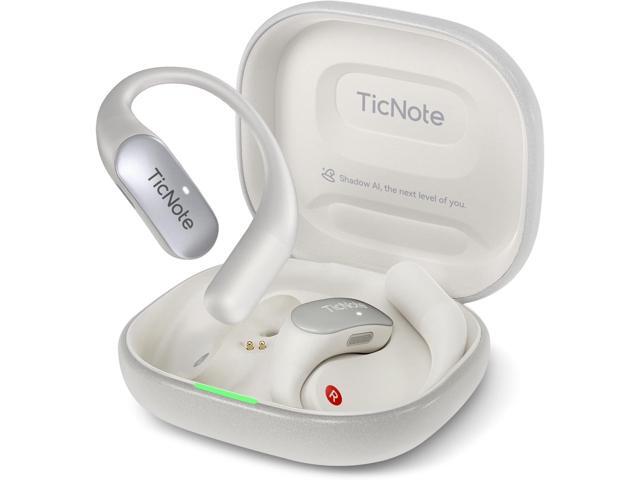 Mobvoi TicNote Pods Wearable AI Voice Recorder with 4G, No Phone Needed, Voice Activated, AI Transcription & Translation,Auto Transcription &.