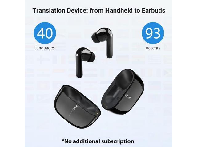 Timekettle M3 3-in-1 Language Translator Earbuds, Real-Time Translation in 43 Languages and 96 Accents, Offline Translator, No Subscription,.