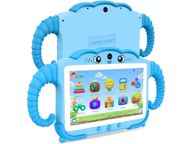 Tablet for Kids 7IN Kids Tablet for Toddlers 32GB Toddler Tablet for Children Android Kids Learning Tablet with Educational Game, HD IPS Screen,...