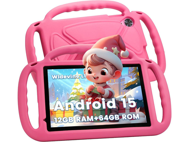 Kids Tablet 10 Inch - Learning Tablet with Parental Controls, 12GBRAM, 64GB Storage, FHD Eye Protection Screen, 6000mAh Battery & Includes...