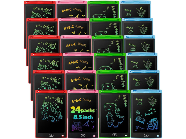LCD Writing Tablet for Kids, 8.5 Inch Colorful Doodle Board Drawing Tablet for Kids, Educational Learning Toys, Christmas Birthday Gifts for Boys...
