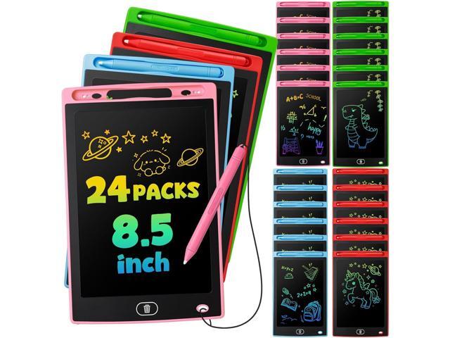 24 Pack LCD Writing Tablet for Kids, Erasable and Reusable Toddler Doodle Board in 8.5 inch, Ideal Educational Drawing Pad for Learning Toy for...