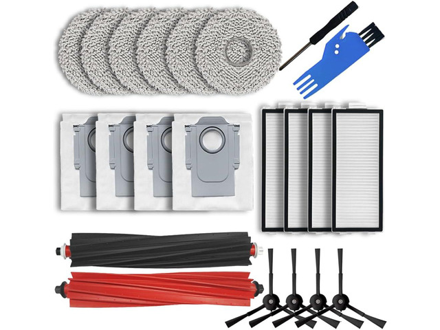 Roborock Qrevo Master Accessories - Complete Parts Kit for Roborock Qrevo Master Robot Vacuum Cleaner Replacement Parts Rollers Brushes Filters Mop...