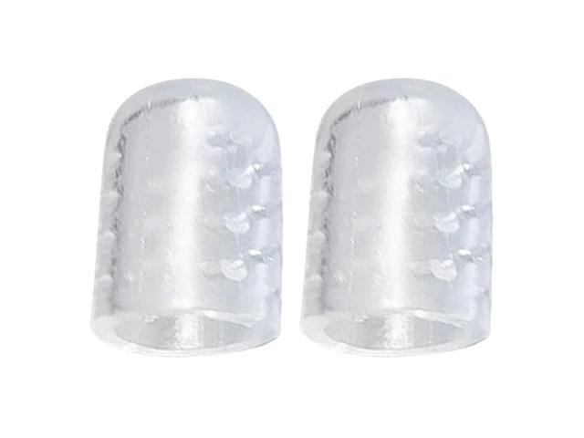 2pcs Toe Covers Breathable Silicon Resin Toenails Protection Relief Pain Anti-Friction Transparent Wear-Resistant for Mne Women