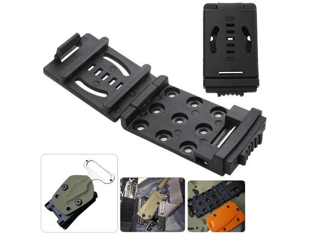 Multi-functional K Sheath Clip Belt Scabbard Kit Waist Back Clamp Attach Knife Flashlight Hunting Camp Hiking EDC Outdoor Tool