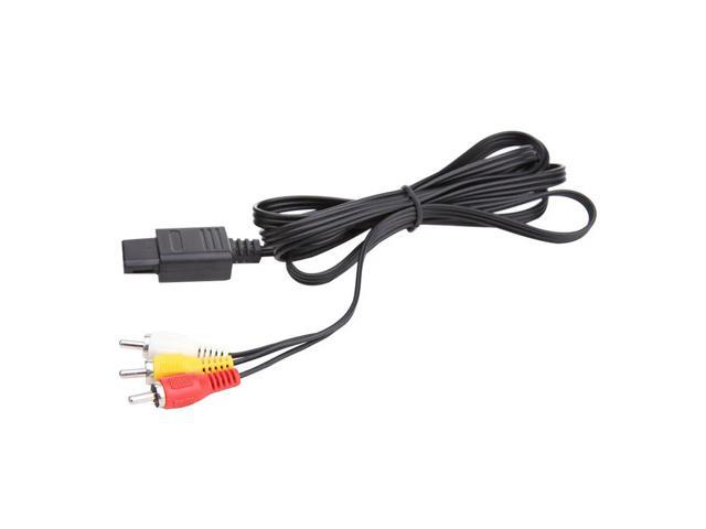 1.8M AV Cable Video Cable AV Cable To RCA Composite Video Cord AV Audio Composite Cable for Nintendo 64/N64/GameCube/SNES/SFC