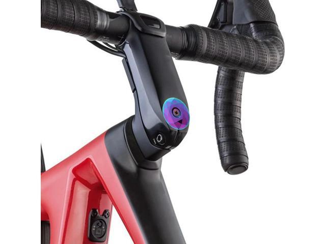 1-1/8 inch Colorful Bike Stem Top Cap Mountain Bicycle Headset Cap Cover with Bolt Burnt Blue Bicycle Accessories