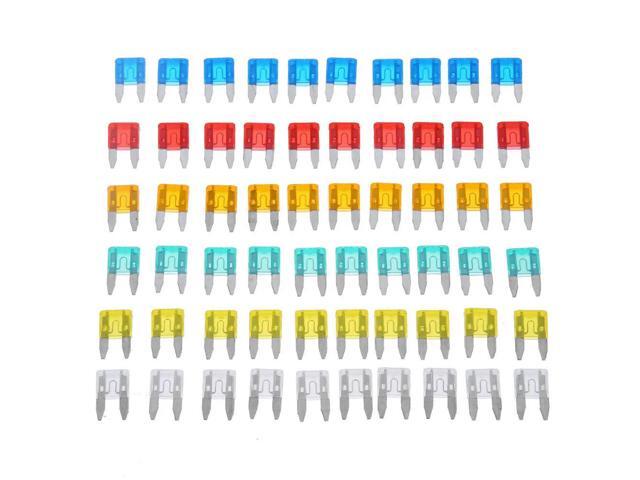 5A 10A 15A 20A 25A 30A Mixed Set Kit Auto Car Styling Cars Truck Mini Fuse Mixed Set Kit Blade Fuses Accessories