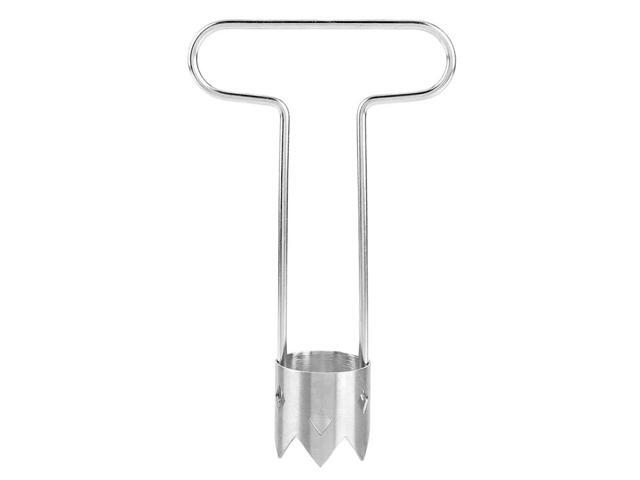 Red Bell Pepper Seed Corer Stainless Steel Pepper Corer Seed Remover Tool Fruit Core Remover Fruit and Vegetable Corer Tool