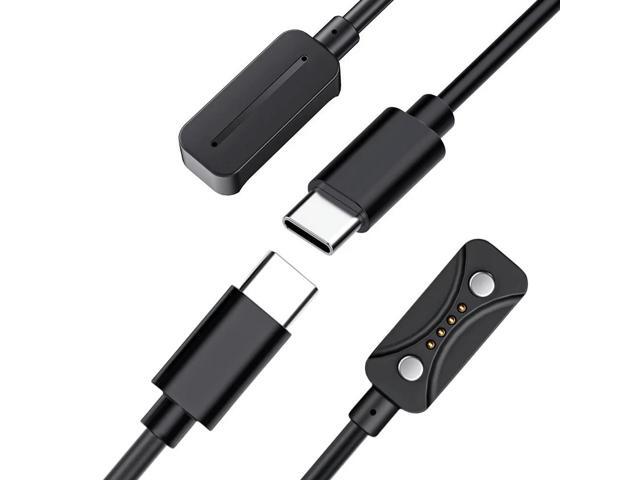 USB C Charging Cable Cord 1M Charger Cord Portable Power Adapter watch Dock Charger Adapter for Polar Ignite 3/ Grit X2 Pro