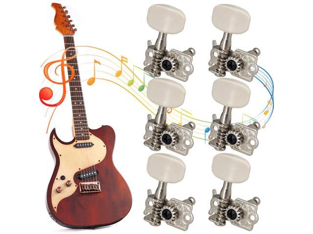 6Pcs Guitar Machine Head Key Peg Tuners 3L 3R Tuner Machine Heads Guitar Knob Machine Heads Tuners for Guitar Replacement Parts