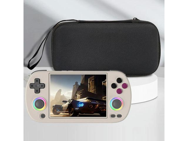EVA Travel Protective Case with Hand Strap Shockproof Hard Shell Case Travel Carry Bag for RG40XX H/RG405M Handheld Game Console
