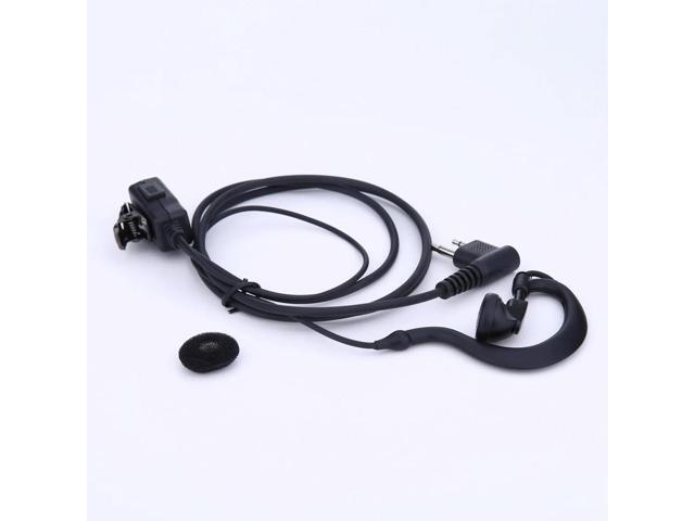 2Pcs Walkie Talkie Earpiece Headset Multifunctional 2-Pin Earphone Walkie Talkie Headset Accessories for CB Radio