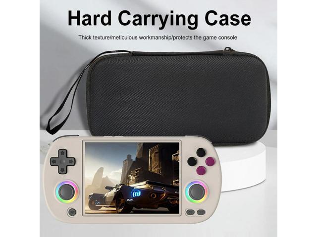 EVA Travel Protective Case with Hand Strap Shockproof Hard Shell Case Travel Carry Bag for RG40XX H/RG405M Handheld Game Console