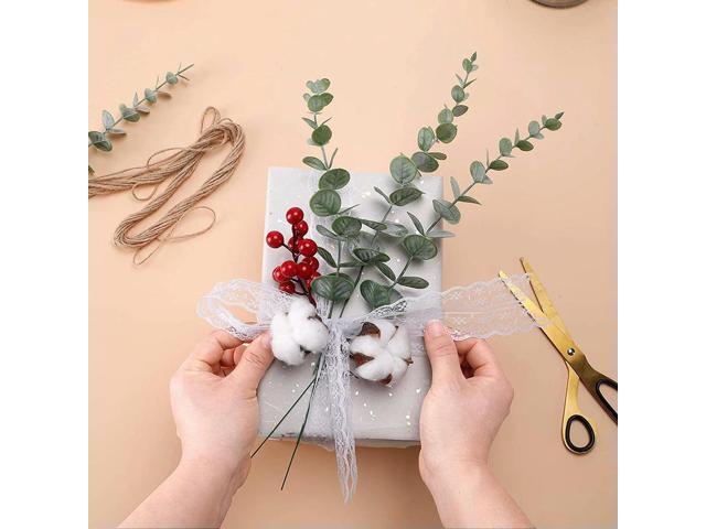 20PC 38CM Artificial Grasses Fake Greenery Plant Greenery Stem Eucalyptus Stems Decor Floral Home Decor Fake Eucalyptus Branches
