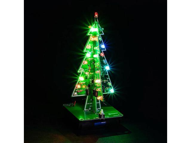 DIY 3D Christmas Tree /USB Powered Soldering Practice Kit Easy Installation Handmade Christmas Decor Kits for DIY Lovers