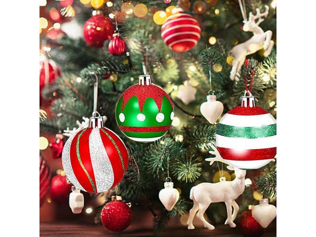 30pc Christmas Balls 6cm Big Ball Home Christmas Tree Hanging Ball Pendant Ornaments 2025 Year Party Decoration Gift Navidad