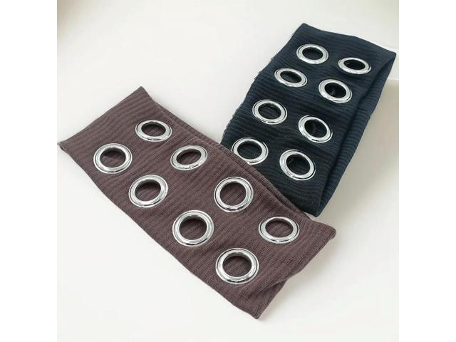 Fabric l Eyelets Headgear Fashion Breathable Wide Stretchy Headband Non Slip Rock Sports Headband Hair Accessory
