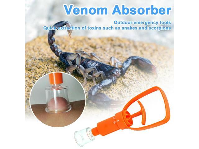 1-3PCS ABS Venom Vacuum Aspirator Safety Protector Snake Bite Outdoor Camping Venom Extractor Suction Pump Rescue Tool