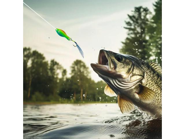 10Pcs l Blade Fishing Lures 360 Degree Rotating Sequins Lures Feather Tail Spinner Spoon Hard Bait for Saltwater Freshwater