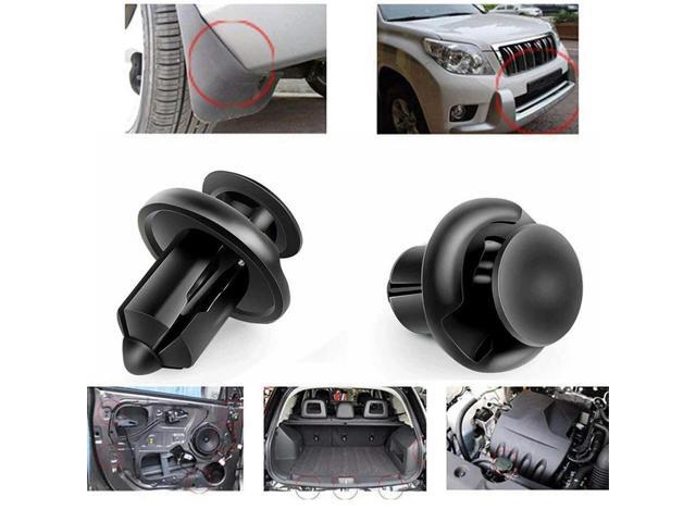Hood Fender Push Rivets 10mm Bumper Clip Retainer Screw Plastic Door Panel Fender Liner Retainer Clip Auto Bumper Fender Buckle