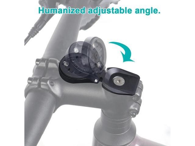 Bike Computer Mount Adjustable Bicycle Computer Mount Aluminum Alloy Bicycle Computer Stem Mount Holder for Garmin Bryton Wahoo