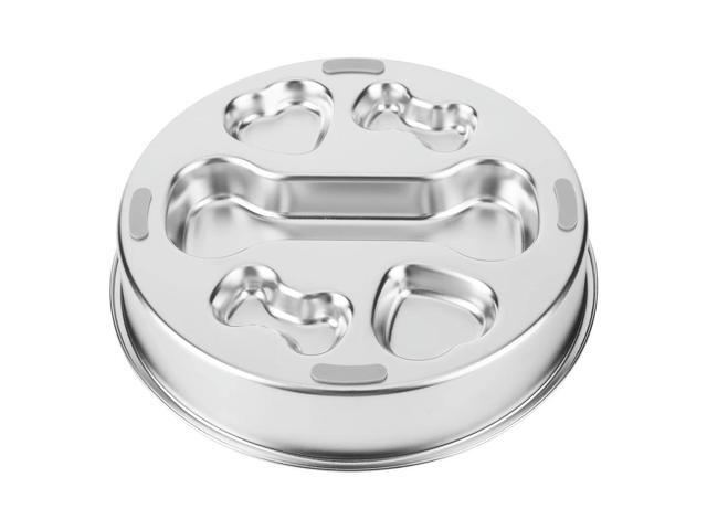 304 Stainless Steel Slow Feeder Dog Bowls with Non-Slip Mat Dog Water Bowl Anti-Choking Pet Bowl for Small & Medium Dogs