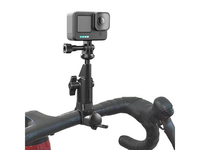 Motorcycle Bicycle Holder 360 Rotating Handlebar Clamp Mount for Insta 360 X2 X3 X4 Go Pro 12 11 10