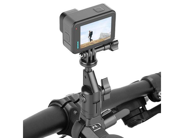 Motorcycle Bicycle Holder 360 Rotating Handlebar Clamp Mount for Insta 360 X2 X3 X4 Go Pro 12 11 10
