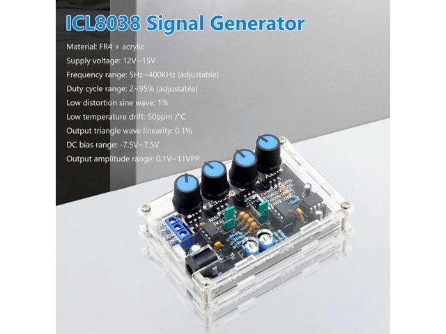 Low-Frequency Signal Generator ICL8038 Multi Channel Sine Triangle Multi-Function Signal Generator 5Hz~400kHz Adjustable