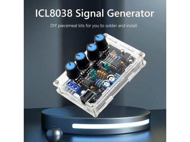 Low-Frequency Signal Generator ICL8038 Multi Channel Sine Triangle Multi-Function Signal Generator 5Hz~400kHz Adjustable