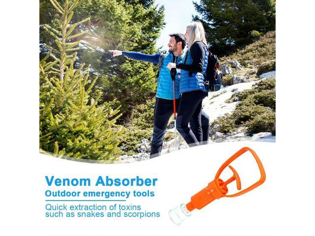 1-3PCS ABS Venom Vacuum Aspirator Safety Protector Snake Bite Outdoor Camping Venom Extractor Suction Pump Rescue Tool